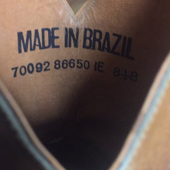 Snake skin leather boots made in Brazil - Picture 3 of 3